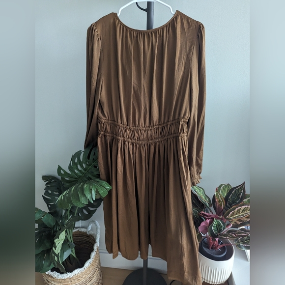 Tommy Hilfiger Size 12  womens Dress - Hazelnut Fit and Flare - Picture 2 of 5